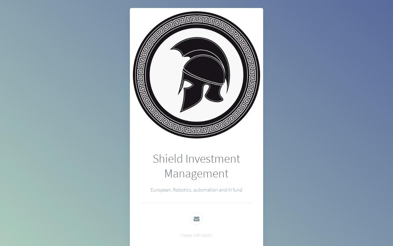 Carrd profile picture for @shield